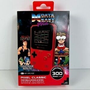 𝅺my Arcade Pixel Classic Portable Gaming System w/ 300 Games Data East Hits